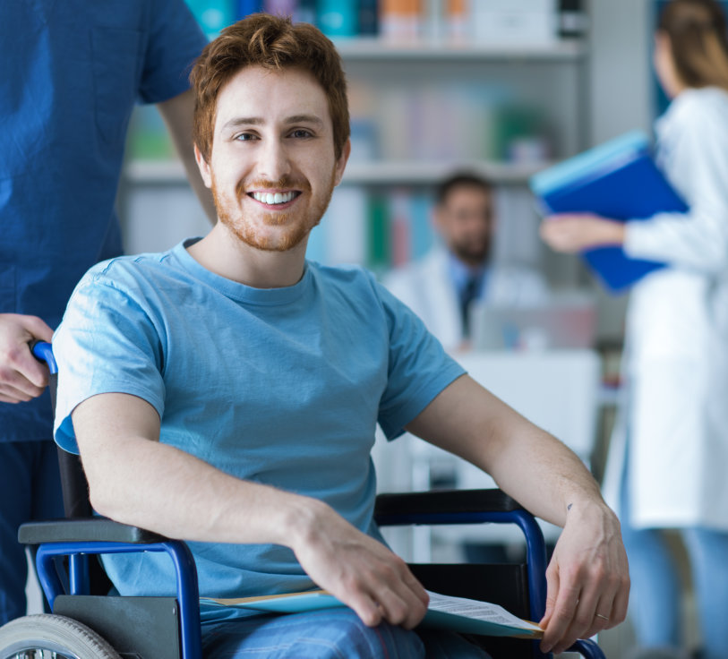 man smiling